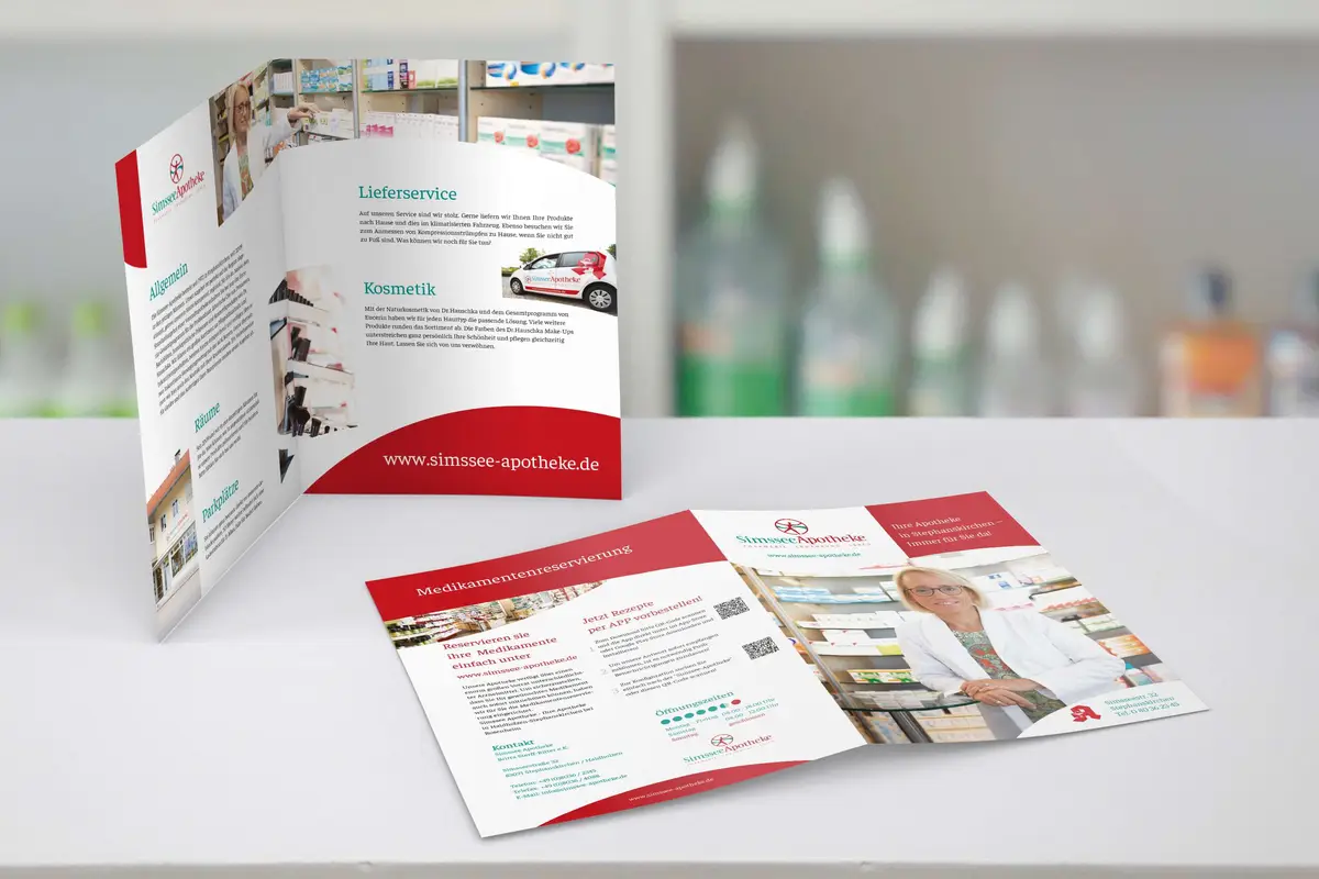 Simssee Apotheke Falzflyer - modal